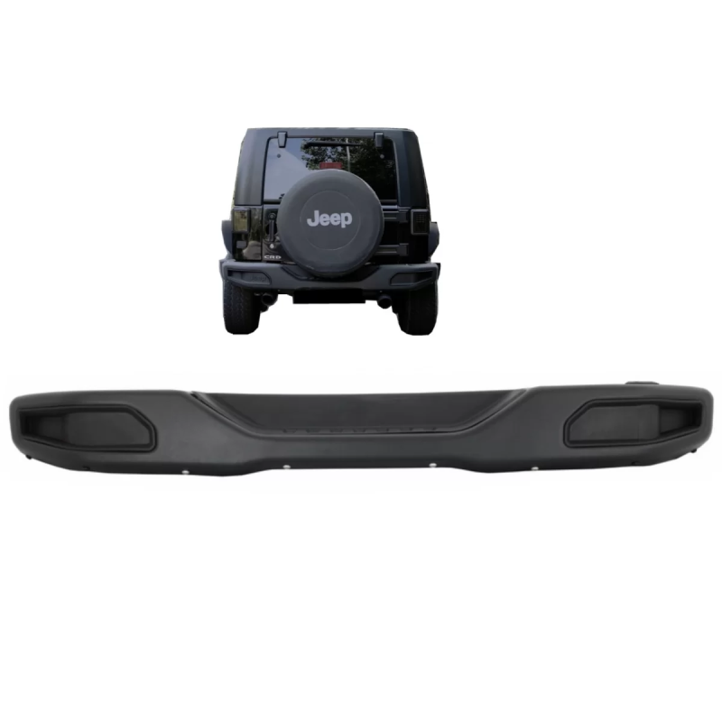Metal Paraurti posteriore compatibile con Jeep Wrangler Rubicon JK (2007-2017) 10th Anniversary Hard