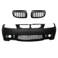Paraurti anteriore compatibile con BMW E90 E91 pre-restyling (2004-2008) M3 con Grilles doppia stris