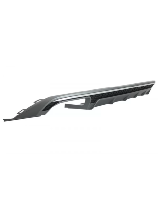 Paraurti posteriore Spoiler Diffusore compatibile con Audi A6 4G Facelift Berlina Avant (2015-2018) 