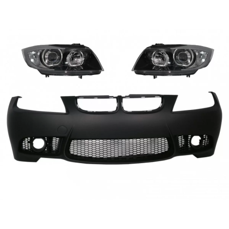 Paraurti anteriore compatibile con BMW 3 Serie E90 Berlina E91 Touring (2004-2008) pre-restyling des