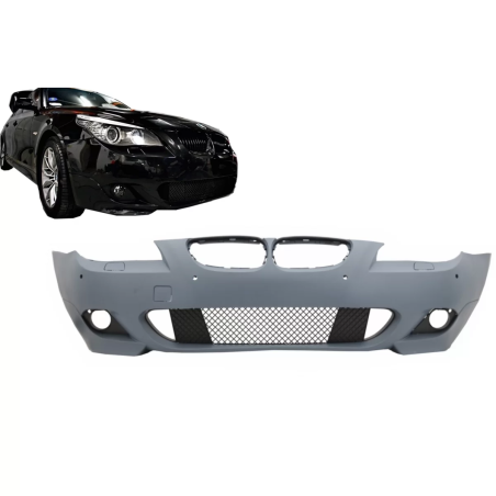 Paraurti anteriore compatibile con BMW 5 Serie E60 E61 (2007-2010) design M-Technik conout Fog light