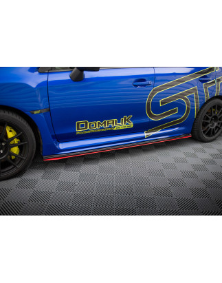 Diffusori minigonne V.2 SUBARU WRX STI (Cod. M-SUIM4WRXSTI-SD2RRED+SD2G)