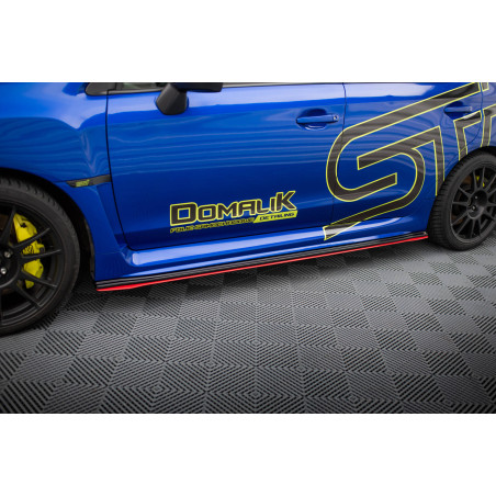 Diffusori minigonne V.2 SUBARU WRX STI (Cod. M-SUIM4WRXSTI-SD2RRED+SD2G)