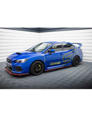 Diffusori minigonne V.2 SUBARU WRX STI (Cod. M-SUIM4WRXSTI-SD2RRED+SD2G)