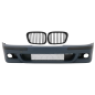 Paraurti anteriore Central Grilles doppia striscia nero lucido compatibile con BMW 5 Serie E39 (1995