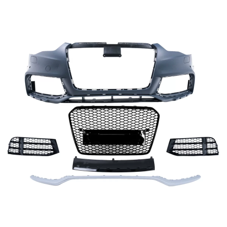 Paraurti anteriore compatibile con Audi A5 8T Facelift (2012-2016) RS5 design (Cod. K-FBAUA58TFRSB)
