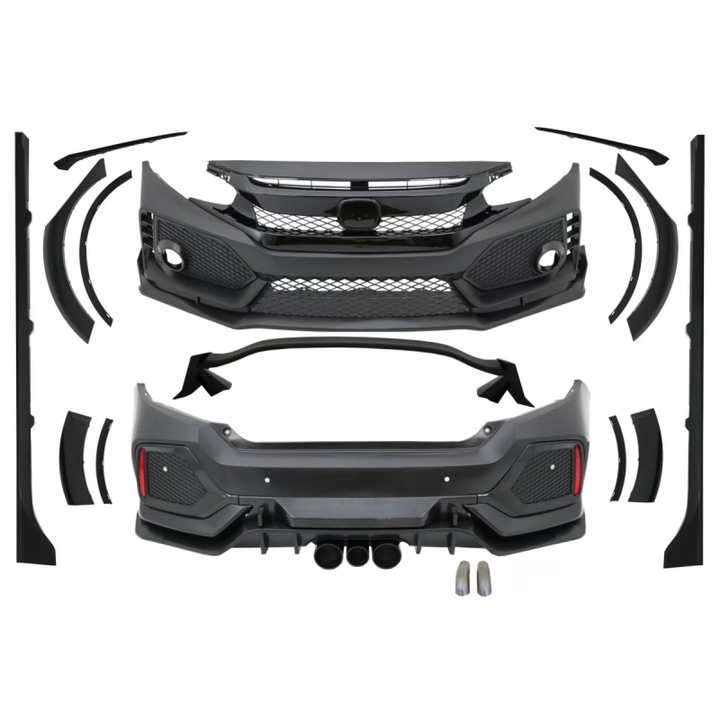 Kit carrozzeria compatibile con Honda Civic MK10 FC FK (2016-in poi) Berlina Type R-design (Cod. K-C