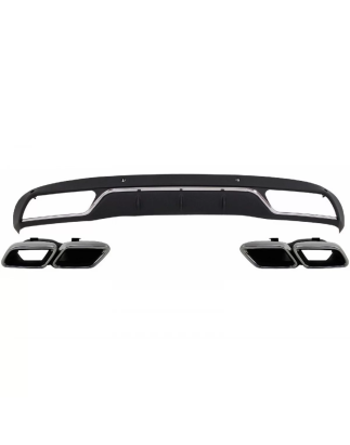 Diffusore posteriore con Terminali di scarico Tailpipe Package compatibile con Mercedes C-Classe W20