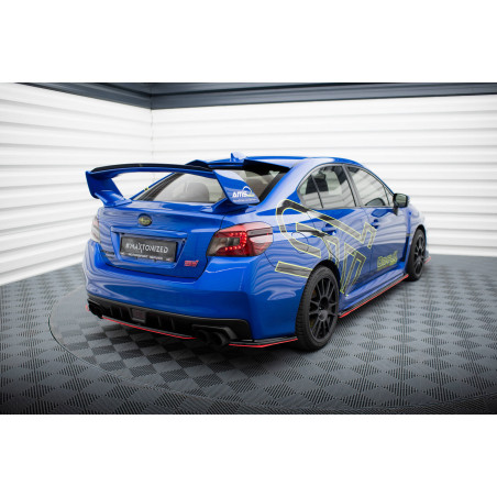 Splitter posteriore V.2 SUBARU WRX STI (Cod. M-SUIM4WRXSTI-RD1RRED+RD1G)