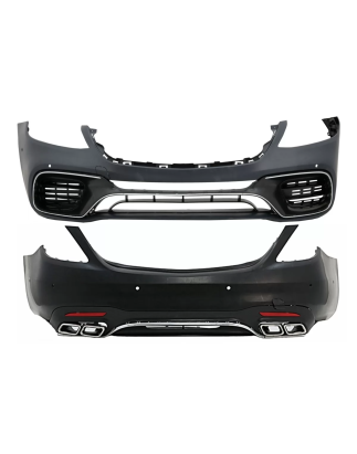 Kit carrozzeria compatibile con Mercedes S-Classe W222 Facelift (2013-08.2020) S63 design (Cod. K-CB