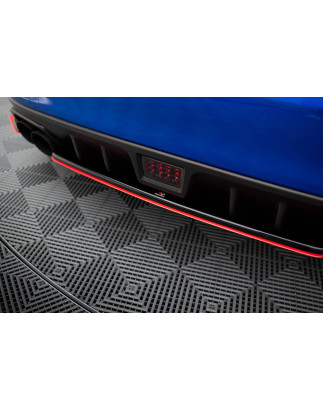 Splitter posteriore V.2 SUBARU WRX STI (Cod. M-SUIM4WRXSTI-RD1RRED+RD1G)