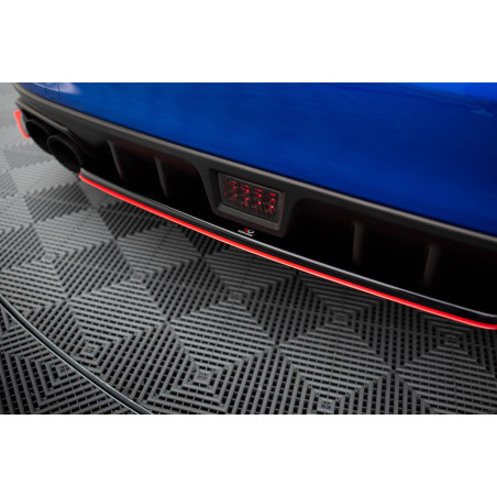 Splitter posteriore V.2 SUBARU WRX STI (Cod. M-SUIM4WRXSTI-RD1RRED+RD1G)