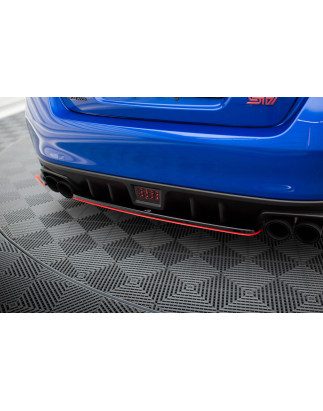 Splitter posteriore V.2 SUBARU WRX STI (Cod. M-SUIM4WRXSTI-RD1RRED+RD1G)