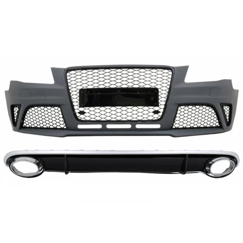 Paraurti anteriore con Paraurti posteriore Spoiler Diffusoreand Terminali di scarico compatibile con