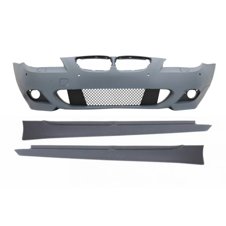 Paraurti anteriore conout Fendinebbia compatibile con BMW 5 Serie LCI E60 E61 (2007-2010) con Minigo