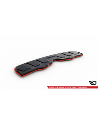 Splitter posteriore V.2 SUBARU WRX STI (Cod. M-SUIM4WRXSTI-RD1RRED+RD1G)