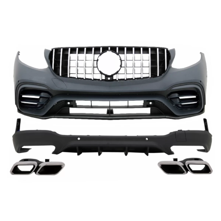 Kit carrozzeria compatibile con Mercedes GLC SUV X253 (2015-07.2019) GLC63 design (Cod. K-CBMBGLCX25