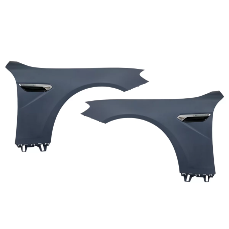 Parafanghi anteriori compatibile con BMW 6 Serie M6 F06 Grand F12 Cabrio F13 (2011-2017) (Cod. K-FFB