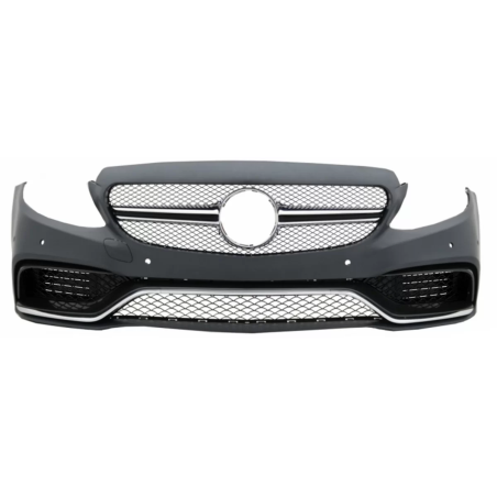 Kit carrozzeria compatibile con Mercedes C-Classe W205 Berlina (2014-2018) C63 design (Cod. K-CBMBW2