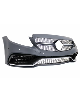 Kit carrozzeria compatibile con Mercedes C-Classe W205 Berlina (2014-2018) C63 design (Cod. K-CBMBW2