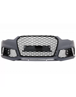 Paraurti anteriore compatibile con Audi A6 C7 4G Facelift (2015-2018) RS6 design con Grille (Cod. K-