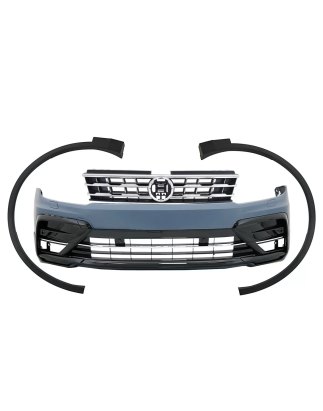 Paraurti anteriore compatibile con VW Tiguan II Mk2 AD BW (2016-2019) R-Line design (Cod. K-FBVWTIIR