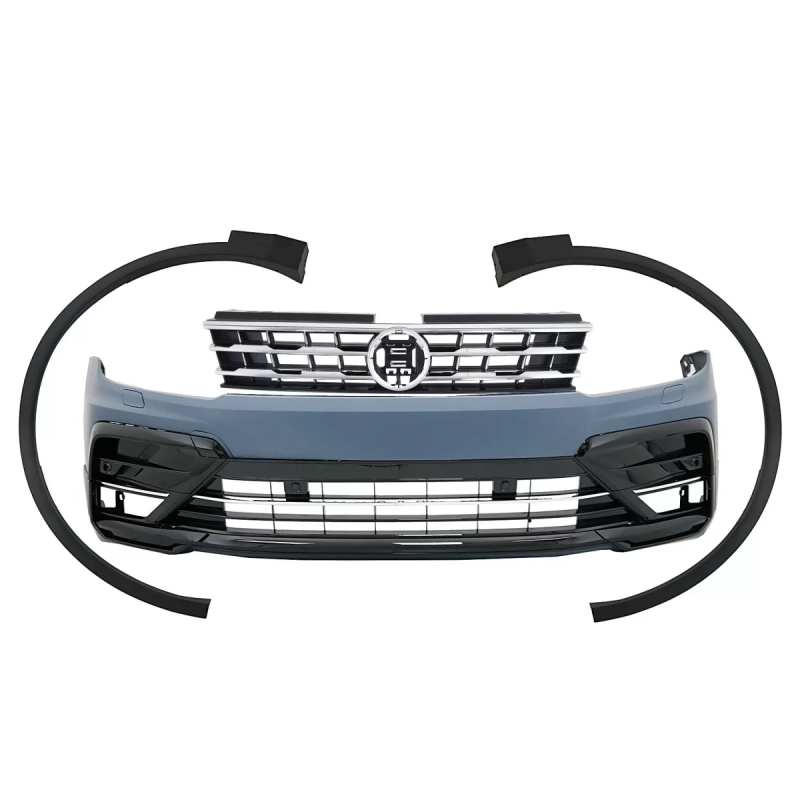 Paraurti anteriore compatibile con VW Tiguan II Mk2 AD BW (2016-2019) R-Line design (Cod. K-FBVWTIIR