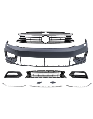 Paraurti anteriore compatibile con VW Passat B8 3G (2015-2018) R-Line design (Cod. K-FBVWPA3GRL)