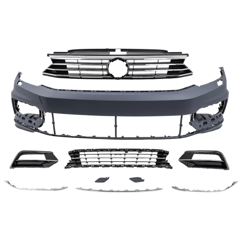 Paraurti anteriore compatibile con VW Passat B8 3G (2015-2018) R-Line design (Cod. K-FBVWPA3GRL)