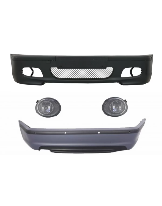Kit carrozzeria compatibile con BMW 3 Serie E46 Berlina (1998-2004) Bumper con PDC and Fendinebbia d