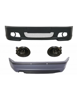 Kit carrozzeria compatibile con BMW 3 Serie E46 Berlina (1998-2004) Bumper con PDC and Fendinebbia l