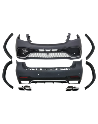 Kit carrozzeria compatibile con Mercedes GLS-Classe X166 (2016-in poi) GLS63 design (Cod. K-CBMBX166