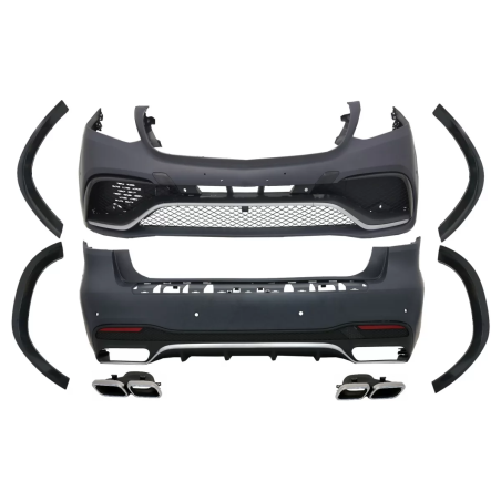 Kit carrozzeria compatibile con Mercedes GLS-Classe X166 (2016-in poi) GLS63 design (Cod. K-CBMBX166