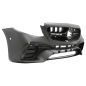 Paraurti anteriore compatibile con Mercedes Classe E W213 S213 C238 A238 (2016-2019) E63 design nero