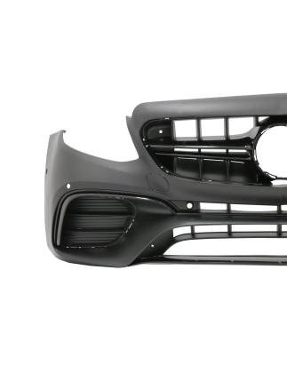 Paraurti anteriore compatibile con Mercedes Classe E W213 S213 C238 A238 (2016-2019) E63 design nero