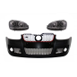 Paraurti anteriore compatibile con VW Golf V 5 MK5 (2003-2007) GTI design con Xenon look Fari anteri