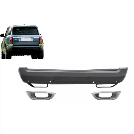 Paraurti posteriore con Terminali di scarico compatibile con Range Rover Vogue IV L405 (2013-2017) i