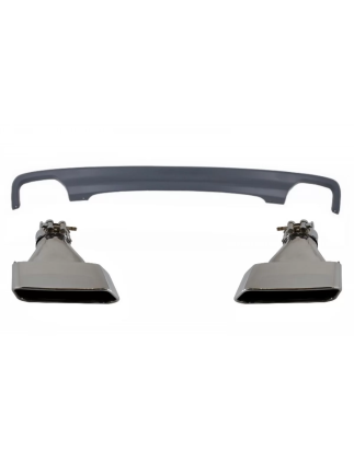 Double Outlet Diffusore d'aria compatibile con BMW F10 F11 Berlina Touring 5 Serie (2011-2017) 550i