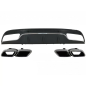Paraurti posteriore Diffusore compatibile con Mercedes C-Classe W205 S205 (2014-2020) C63 design con