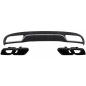 Diffusore posteriore & Terminali di scarico compatibile con Mercedes C-Classe W205 S205 (2014-2018) 