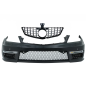 Paraurti anteriore compatibile con Mercedes C-Classe W204 (2012-in poi) C63 Facelift look con Grigli