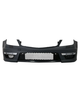 Paraurti anteriore compatibile con Mercedes C-Classe W204 (2012-in poi) C63 design Facelift con Cent