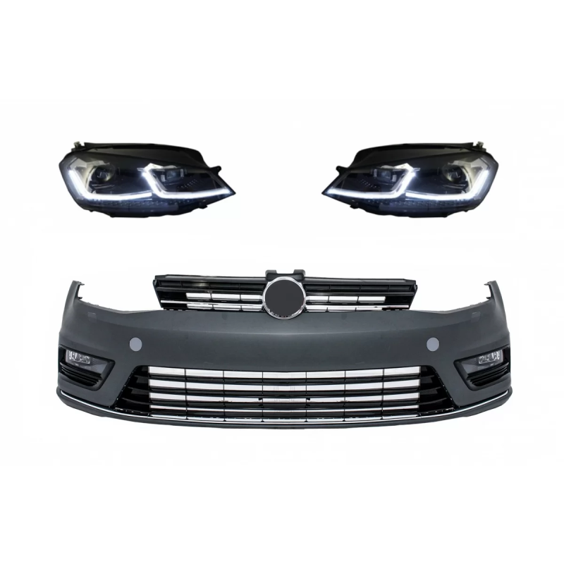 Paraurti anteriore and LED Fari anteriori con Sequential Dynamic Turning Lights compatibile con VW G