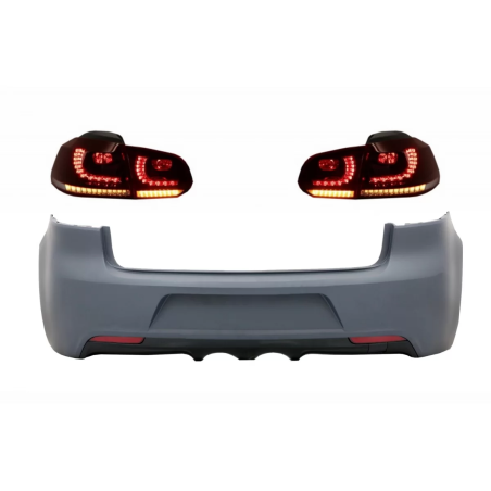 Paraurti posteriore con Fanali posteriori Full LED compatibile con VW Golf VI (2008-2013) R20 design