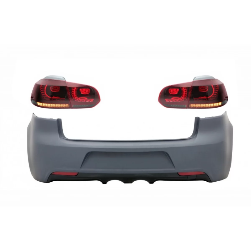 Paraurti posteriore and Fanali posteriori Full LED Turning Light Static rosso fumè compatibile con 