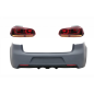Paraurti posteriore con Fanali posteriori Full LED compatibile con VW Golf 6 VI (2008-2013) R20 desi