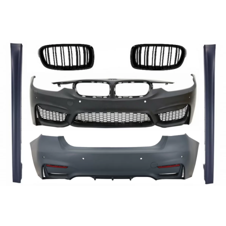 Kit carrozzeria compatibile con BMW 3 Serie F30 (2011-2015) F30 LCI (2016-2019) con Central Grilles 