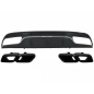 Paraurti posteriore Diffusore compatibile con Mercedes C-Classe W205 S205 (2014-2020) C63 design con