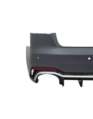 Paraurti posteriore compatibile con Audi A4 B9 8W (2016-2018) Berlina RS4 design (Cod. K-RBAUA4B9RS)