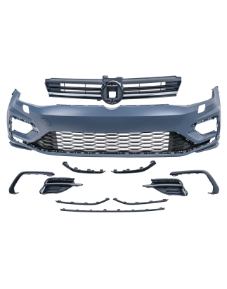 Paraurti anteriore compatibile con VW Golf 7.5 (2017-2020) R design (Cod. K-FBVWG7FRL)